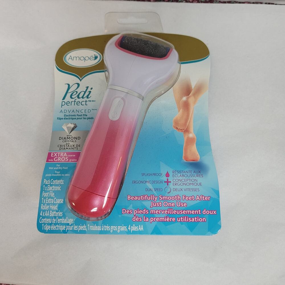 Amope Pedi Perfect Advanced Electronic Dry Foot File Pedicure NEW